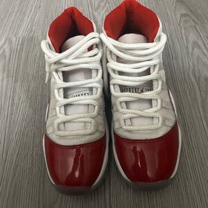 Kids Red and White Sneakers